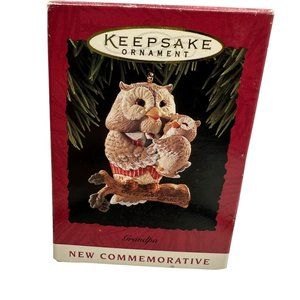 Hallmark Keepsake Owl Ornament Guess Whoo Loves Grandpa Christmas Holiday Decor
